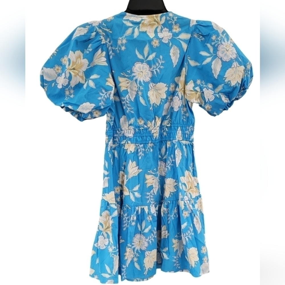 NWT MINKPINK Zinnia Mini Dress in Blue Multi - Picture 12 of 17
